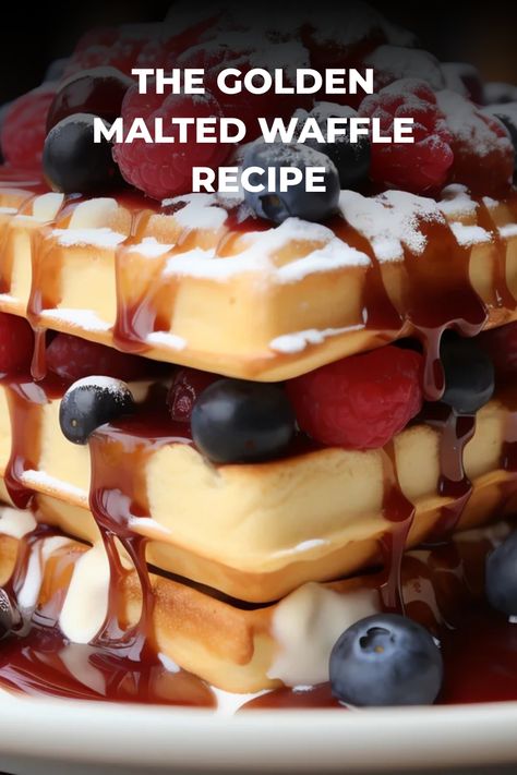 Golden Malted Waffle Malted Waffles, Waffle Mix Recipe, Just Add Water Waffle Mix Recipe, How To Make Waffles With Pancake Mix Recipe, Best Bread For Panini, Golden Malted Waffle Recipe, Malted Waffle Recipe, Ube Cheesecake Recipe, Overnight Waffle Batter