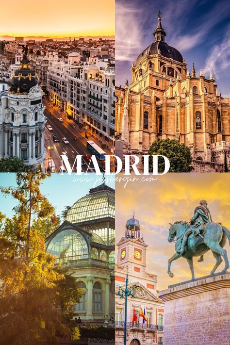 If you’re jet-setting off to Spain’s charismatic capital city, then look no further than this 3 Days in Madrid Itinerary. ¡Vámanos! Madrid Flag, Travelling Spain, Madrid Spain Aesthetic, Spain Beautiful Places, Madrid Itinerary, Travel Madrid, Retiro Park, Spain City, Prado Museum