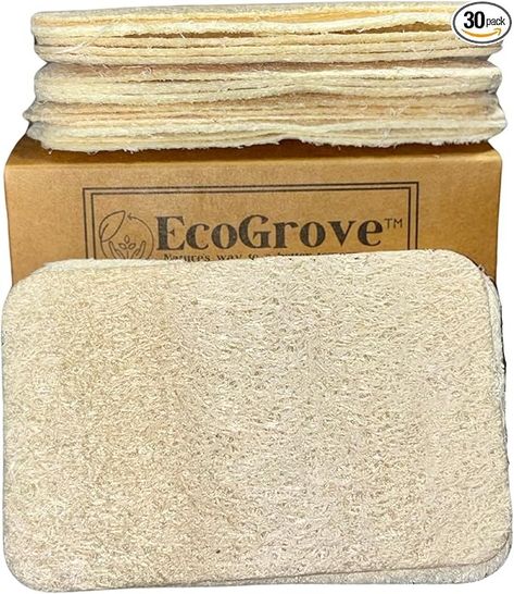 Amazon.com: Loofah Sponges 100% All Natural BPA Free Loofahs for Dishes, Face, Soap Making, Shower, Exfoliating Eco-Friendly Biodegradable 30 pack Compressed (Loofah) : Beauty & Personal Care Dish Sponge, Loofah Sponge, Face Soap, Soap Making, All Natural, Bpa Free, Biodegradable Products, Beauty And Personal Care, Personal Care