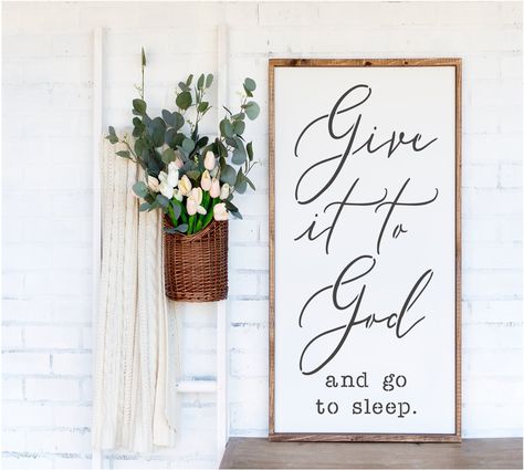 Cricut Signs, Land Property, Give It To God, Morning Journal, Dream Master, Door Signs Diy, Signs Diy, Bedrooms Decor, Elegant Calligraphy