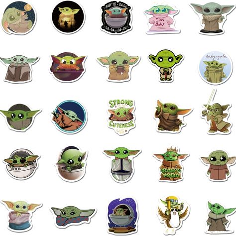 Yoda Sticker, Anime Decals, Star Wars Stickers, Affordable Artwork, Baby Stickers, Biggie Smalls, Disney Sticker, Graffiti Wall Art, Phone Stickers