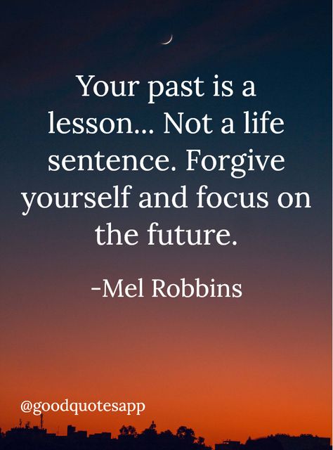 Your past is a lesson... Not a life sentence. Forgive yourself and focus on the future. Hey! Try Good Quotes App, I'm enjoying a lot https://gquotes.app/share Forgiving The Past Quotes, Forgetting The Past Quotes, The Past Quotes, Quotes About Trying Your Best, Quotes About Forgiving Yourself, Forgiveness Is A Process, Forgiveness Takes Time Quotes, Focus On The Future Not The Past, Forgive Before Its Too Late Quotes