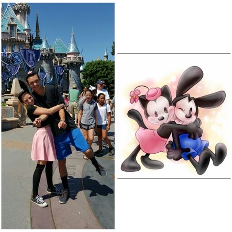 Oswald and Ortensia Disneybound :) Disney Character Inspired Outfits, Halloween Customs, Disneybound Outfits, Rabbit Clothes, Running Outfit, Epic Mickey, Oswald The Lucky Rabbit, Disney Board, Lucky Rabbit