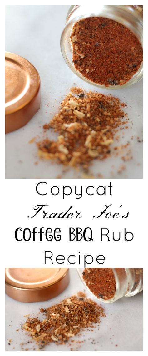 Very easy to make - perfect for burgers and chicken Coffee Rub Recipe, Bbq Rub Recipe, Onion Flakes, Dried Garlic, Crispy Oven Fried Chicken, Coffee Rub, Dry Rub Recipes, Dry Rubs, Meat Rubs