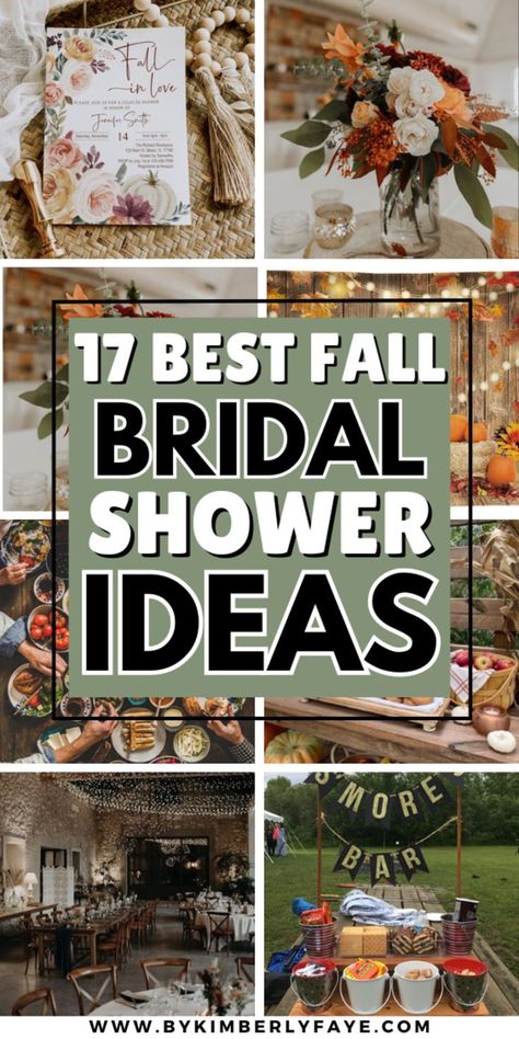 Must Do Best Fall Bridal Shower Ideas Fall Bridal Shower Ideas Decoration, Bridal Shower Ideas Food, Fall Bridal Shower Ideas, Fall Bridal Shower Decorations, Pumpkin Spice Desserts, Apple Cider Bar, Pumpkin Decorating Diy, Food Fall, Cider Bar