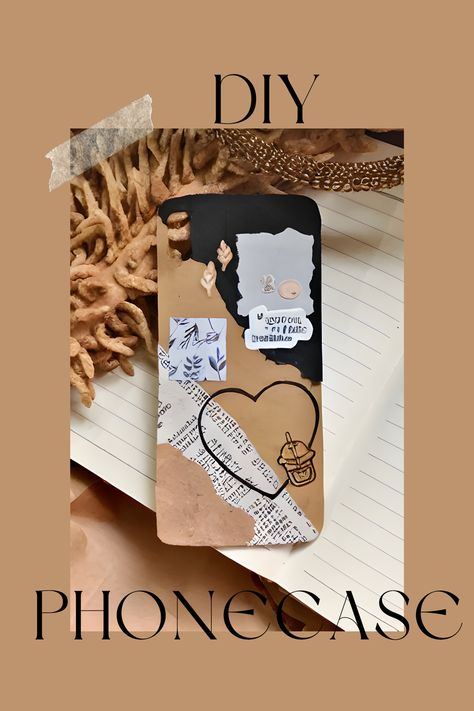 #aestheic#aestheticphonecase#aestheticdiy#aestheticdiyphonecase#phonecase#diy#diyathome#iphonecase#diyideas#phonecaseideas#diypaperideas#paper#stickers#browntheme#brown#vintage Phone Cover Decoration, Aesthetic Crafts, Book Phone Case, Aesthetic Diy, Handmade Phone Case, Vintage Journal, Paper Drawing, Brown Vintage, Black Phone Case