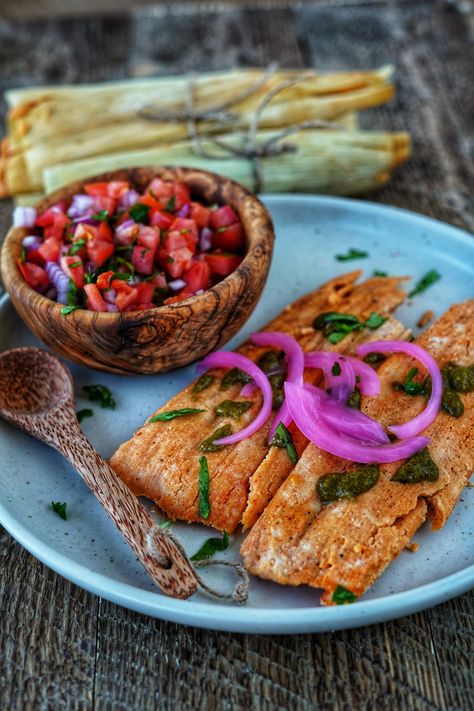 Oil Free Refried Beans, Bean Tamales, Plantiful Kiki, Easy Plant Based Recipes, Starch Solution Recipes, Recipes Plant Based, Vegan Egg Replacement, Tamale Recipe, Starch Solution