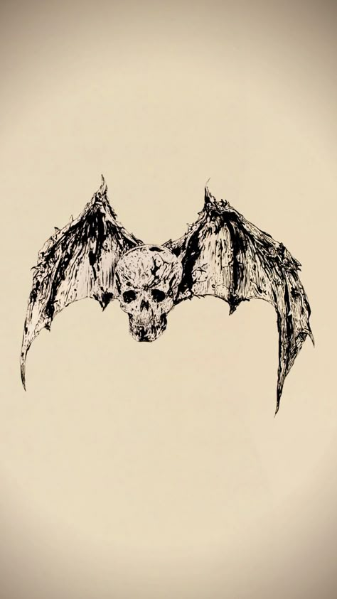 Avenged Sevenfold Album Covers, Avenged Sevenfold Iphone Wallpaper, Avenged Sevenfold Deathbat, Avenged Sevenfold Pfp, Avenge Sevenfold Tattoo, Avenge Sevenfold Wallpapers, Life Is But A Dream Avenged Sevenfold, Avenged Sevenfold Tattoo Ideas, Deathbat Tattoo