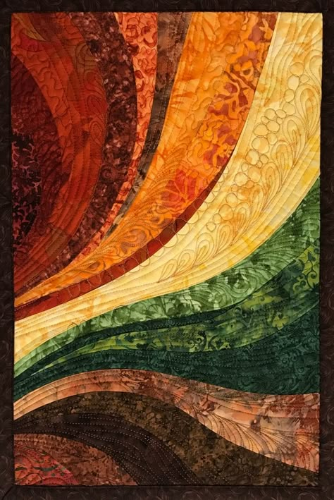 free motion quilting Archives - Art Quilts by Sharon Circle Quilt Patterns, Mermaid Quilt, Quilting Art, Ocean Quilt, Patchwork Art, Art Deco Cards, Quilt Wall Hanging, Landscape Art Quilts, Jelly Roll Quilt Patterns