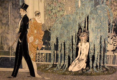 Kay Rasmus Nielsen, Kay Nielson, Kay Neilson, Age Illustration, Kay Nielsen, He And She, Golden Age Of Illustration, George Barbier, Artist Character