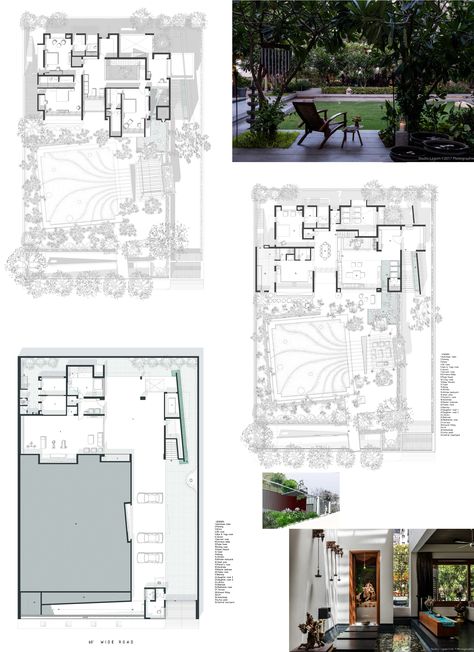 Skewed House / Studio Lagom Skewed House Studio Lagom, Skewed House, Studio Lagom, Plans Of Houses, Home Planing, Residence Architecture, Tropical Villa, Large Floor Plans, Plan Home