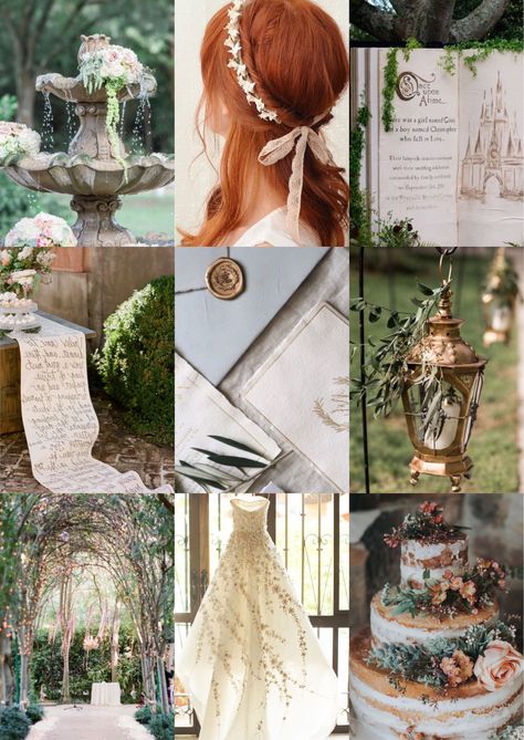 Narnia Aesthetic Wedding, Zelda Inspired Wedding Dress, Thumbelina Wedding, Thumbelina Aesthetic, Cottagecore Wedding Dresses, Fantasy Wedding Theme, Shakespeare Wedding, Shrek Wedding, Faerie Wedding