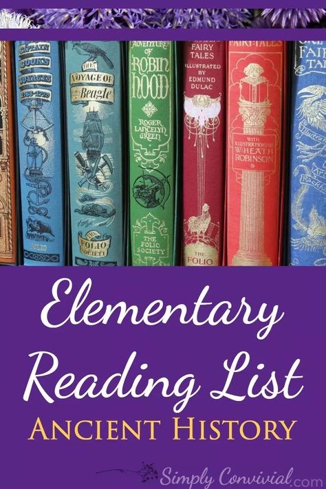 Classical Homeschool, Best Books List, Ancient History Archaeology, Elementary Books, Homeschool Books, Learn History, History Curriculum, Free Books To Read, Classical Education