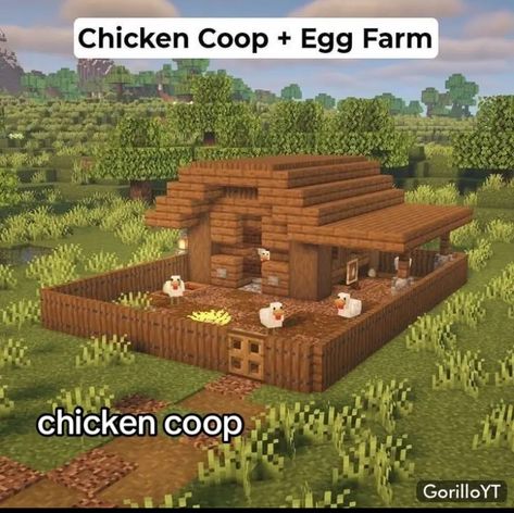 Minecraft Dogs, Minecraft Pig, Minecraft Farm, Cool Minecraft Creations, Farm Eggs, Minecraft Inspo, Pig Farming, Farm Design, Cool Minecraft