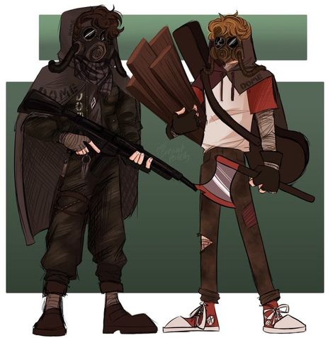 Zombie Apocalypse Technoblade, Dsmp Zombie Apocalypse Au, Dsmp Apocalypse Au, Zombie Tommyinnit, Sbi Rust, Brian Thomas, Dsmp Fanart, Dream Artwork, Minecraft Fan Art