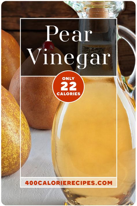 Homemade Pear Vinegar: Use this sweet, tart pear vinegar recipe when making a lovely pear vinaigrette. Vinegars are quiet easy to make, but like everything else yummy, they take time. Fruit vinegar can take anywhere from 8 weeks and longer. However, to enjoy vinegar made from the ripest, sweetest fruits, it's worth the wait. Diy Pear Cider Vinegar, Pear Vinegar Recipes, Fruit Vinegar Recipes, Pear Balsamic Vinegar Recipes, Pear Vinaigrette, Forage Recipes, Pear Vinegar, Fermentation Station, Basic Foods