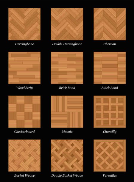 Vinyl Flooring Patterns Design, Wooden Floor Design Pattern, Wood Floor Parquet, Vinyl Parquet Flooring, Wooden Flooring Pattern, Wooden Tiles Flooring, Rendered Plan, Wood Tile Pattern, Wooden Floor Pattern