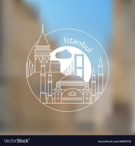 Istanbul Logo, Illustration Flat, Istanbul Travel, Singapore Travel, Travel Brand, Business Icon, Instagram Highlights, Highlight Covers, Icon Download