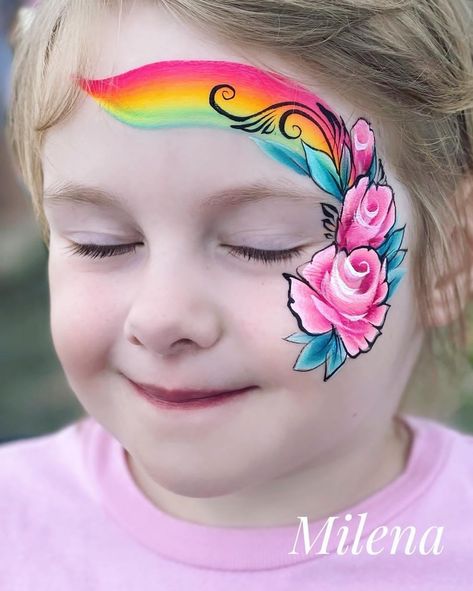 Face Painting Tips, Face Painting Easy, Face Paint Makeup, Painting Tips, Face Painting, Face Paint, Carnival Face Paint, Makeup, On Instagram