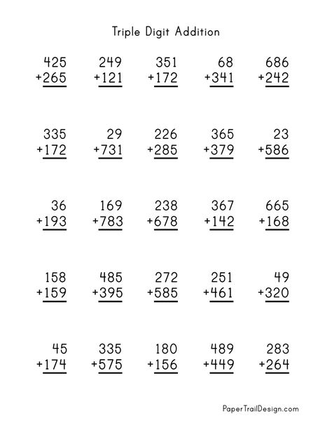 Help your child practice their addition skills with these free printable worksheets. Perfect for kindergarten and first grade students. #math #learning Math Worksheets For Kids, Paper Trail Design, Trail Design, Multiplication Worksheets, 1st Grade Math Worksheets, Math Learning, Printable Math Worksheets, Addition Worksheets, Kids Math Worksheets