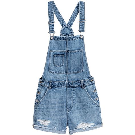 Denim Bib Overall Shorts $34.99 (1.000 UYU) ❤ liked on Polyvore featuring overalls, shorts and short overalls Denim Dungaree Shorts, Ripped Denim Overalls, Destroyed Denim Shorts, Denim Dungaree, Overalls Shorts, Dungarees Shorts, Denim Overalls Shorts, Short Overalls, Ripped Denim Shorts