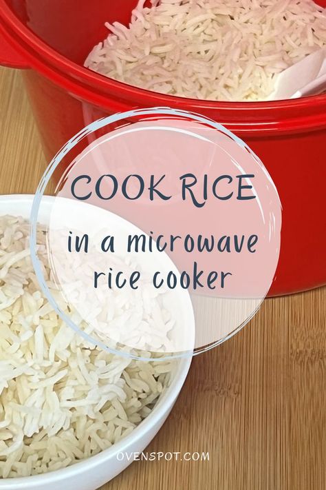 How to Cook Rice in a Rice Cooker Cook Rice In Microwave, Rice In Microwave, Irish Appetizers, Microwave Pressure Cooker, How To Cook Lentils, Rice In The Microwave, Rice Cauliflower, Microwave Rice Cooker, Microwave Cooker