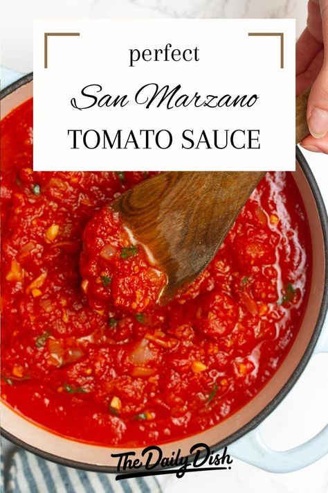 San Marzano tomato sauce San Marzano Tomatoes Recipes, San Marzano Tomato Sauce Recipes, San Marzano Tomato Sauce, Marzano Tomatoes, San Marzano Tomatoes, Italian Sauce, Vegan Side Dishes, Tomato Sauce Recipe, Vegan Sides