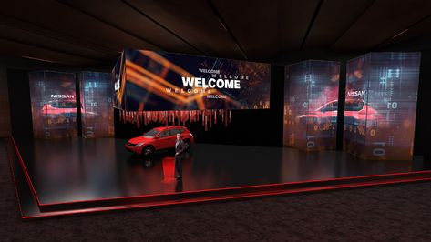 Nissan Car Launch | Behance Car Launch Event, Car Launch, Car Exhibition, Nissan Car, Nissan Cars, Nissan Patrol, Launch Event, Set Design, Rolls Royce