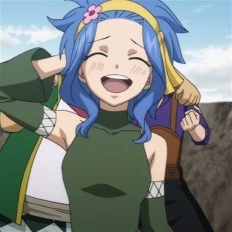 Levy Mcgarden, Anime For Life, Les Couples, Blue Hair, Fairy Tail, For Life, Green, Anime, Hair