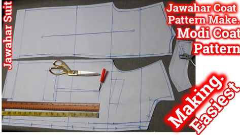 Like Share Pattern Making Tutorial, Nehru Jacket For Men, Prince Coat, Pattern Drafting Tutorials, Latest African Men Fashion, Suit Pattern, Garment Industry, Jacket Pattern Sewing, Nehru Jackets