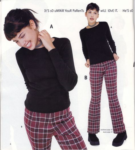 90s Fashion Catalog, 90s Teen Fashion, 90s Early 2000s Fashion, Early 2000s Fashion, 1990s Fashion, 90s Fashion Outfits, The Embrace, Fashion Catalogue, Grunge Goth