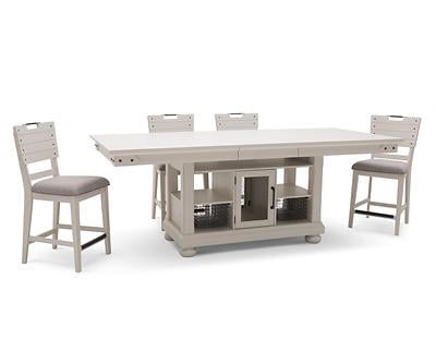 Blanco Peak Counter Height Island Table | Furniture Row Counter Height Island, Counter Height Dining Table Set, Home Entertainment Furniture, Island Table, Kitchen Island Table, Rowe Furniture, At Home Furniture Store, Counter Height Dining Table, Local Furniture