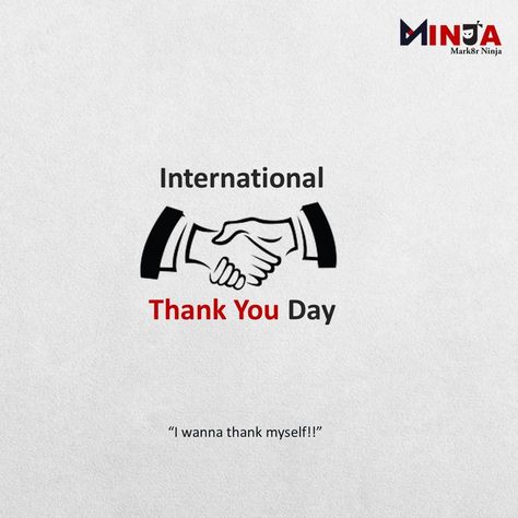 Today is International Thank You Day! 🧡 Let's spread love and appreciation by mentioning people we're thankful for & saying thank you! #thankyou #internationalthankyouday #thanksgiving #thanksyou #graphics #graphicsdesigner #smm #socialmedia #socialmediamarketing #mark8rninja Graphics Designer, Creative Ads, Spread Love, Social Media Marketing, Thanksgiving, Social Media, Let It Be, Thank You, Quick Saves