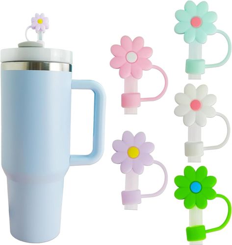 CLICK THE LINK TO BUY NOW!!! Straw Covers, Straw Toppers, Reusable Straws, Drinkware Accessories, Drinking Straw, Small Boy, E 40, Christmas Stocking Stuffers, Cute Flower