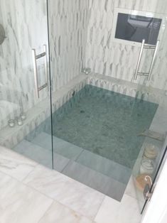 Restroom Ideas, Sunken Bathtub, Shower Tub Combination, French Country Bathroom, Master Bathrooms, Bad Inspiration, Master Retreat, Design Master, Bathroom Update