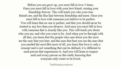 We Fall In Love With 3 People In Our Lifetime - Each One for a Specific Reason. We Fall In Love With 3 People, 3 Loves In A Lifetime, 3 Types Of Love, Three Types Of Love, Falling Out Of Love Quotes, Three Loves, Jung Quotes, Aries Aquarius, Different Kinds Of Love