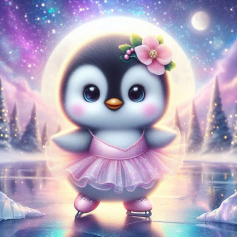 Cute Dps, Penguin Pictures, Penguin Theme, Penguin Drawing, Penguin Art, Animated Animals, Baby Penguins, Fall Pictures