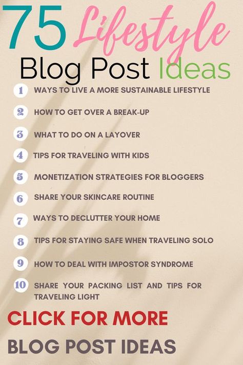 75 Blog Post Ideas for Lifestyle Bloggers Blogmas Post Ideas, Personal Blog Post Ideas, Blogging 2023, Blogging 2024, Travel Blog Post Ideas, Blog Post Template, Social Media Marketing Planner, Business Knowledge, Blog Post Topics