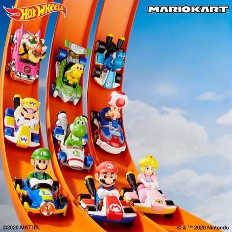 Mario Kart Characters, Hot Wheels Track, Rainbow Road, Brush Teeth Kids, I M Sick, Mario Nintendo, Mario Kart, Play Doh, Super Mario Bros