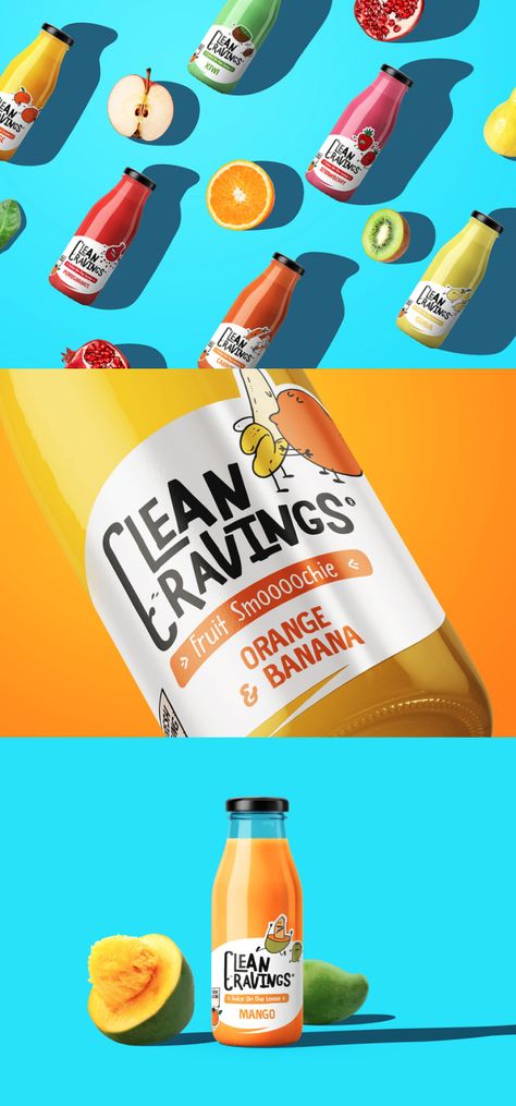 Kids Juice Packaging, Juice Branding Design, Natural Juice Packaging, Fruit Branding, Vitamin Drinks, Juice Packaging Design, Fruit Juice Brands, Beverage Branding, Juice Design