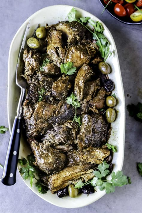 Boneless leg of lamb braised to fork tender perfection and permeated by Middle Eastern flavors. Easy to pull apart and serve family style. Lamb Braised, Boneless Lamb Leg Recipe, Braised Leg Of Lamb, Lamb Pie, Braising Recipes, Shawarma Seasoning, Boneless Leg Of Lamb, Lamb Leg Recipes, Shawarma Spices