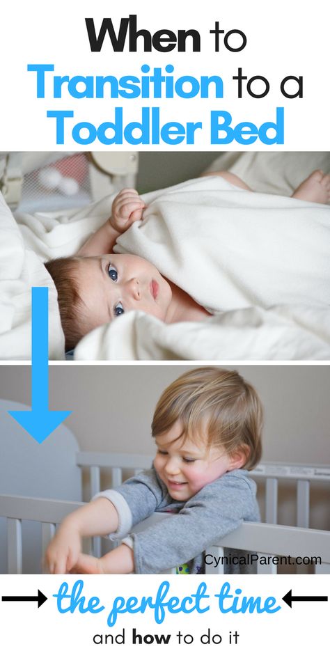 Safe Toddler Bed, When To Transition From Crib To Bed, Crib To Bed Transition, Transitioning To Toddler Bed, Toddler Bed Ideas, Toddler Bed Transition, Toddler And Baby Room, Crib To Toddler Bed, Kid Bed