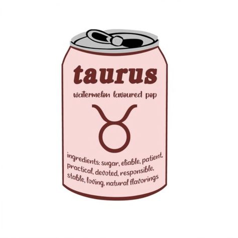 Awesome Stickers, Zodiac Meanings, Taurus Zodiac Sign, The Dating Divas, Sign Sticker, Rainbow Cat, Zodiac Signs Funny, Zodiac Art, Taurus Zodiac