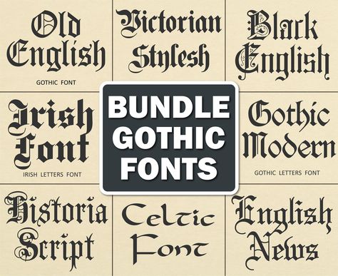 Old English Alphabet is a font that resembles the writing style of the Anglo-Saxons from the 5th to the 11th centuries. It is often used in fantasy and historical fiction novels, as well as in games and#gothicfonts #darkdesign #typographyinspo #vintagevibes #spookyfonts Calligraphy Old English, Old English Calligraphy, Gaelic Font, Old English Tattoo, Old English Alphabet, Celtic Fonts, Old English Letters, English Calligraphy, English Fonts