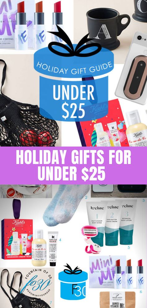 Do you need to buy a fabulous grab bag or Secret Santa gift? I found the best Holiday Gifts for under $25! #holidaygiftguide #under25 #giftideas #giftguide #holiday2019 #unisexgift #beautygift #over40 #style #gifts Grab Bag Gift Ideas, Inexpensive Holiday Gifts, Best Secret Santa Gifts, Grab Bag Gifts, Creative Holiday Gifts, Liquor Gifts, Elephant Birthday, Cheap Gifts, Santa Gifts