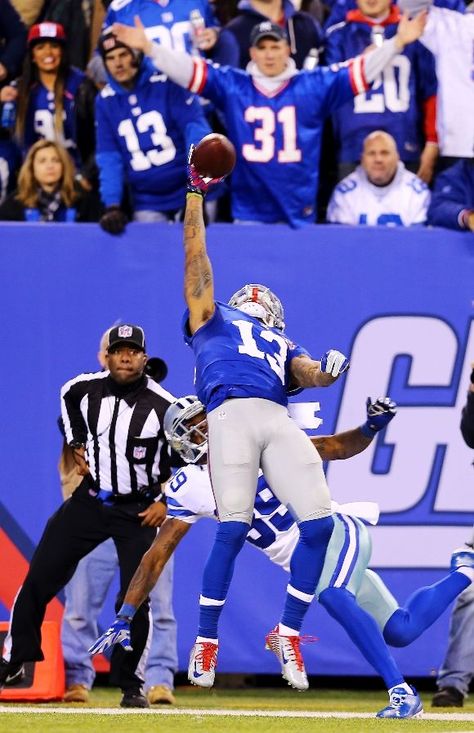 Odell Beckham Jr. Pictures - New York Giants - ESPN Nfl Catches, Ny Giants Football, Football Pics, New York Giants Football, New York Football, Nfl Photos, Odell Beckham, Giants Football, Odell Beckham Jr