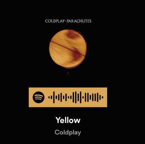 Yellow Coldplay, Spotify Codes, Musica Spotify, Coldplay Music, Spotify Code, Music Drawings, Cd Art, Peinados Fáciles Para Cabello Corto, Scrapbook Materials