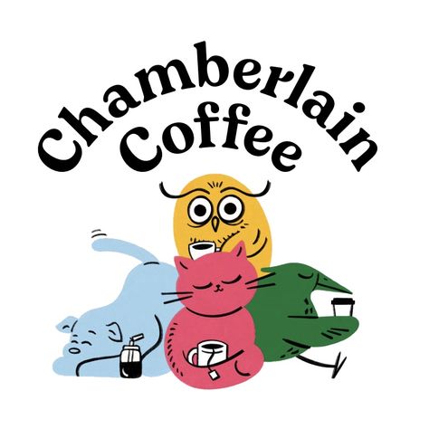 Chamberlain Coffee, Coffee Infographic, Relaxing Reading, Coffee Logo, Coffee Poster, Emma Chamberlain, Bag Display, Coffee Stickers, Coffee Print