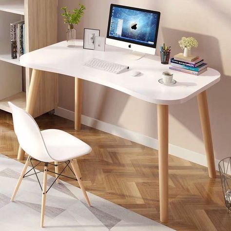 Corner Dining Room, Desk With Bookshelf, Computer Study, Multifunctional Desk, Study Table And Chair, Scandinavian Desk, Working Table, Nordic Furniture, Study Desk