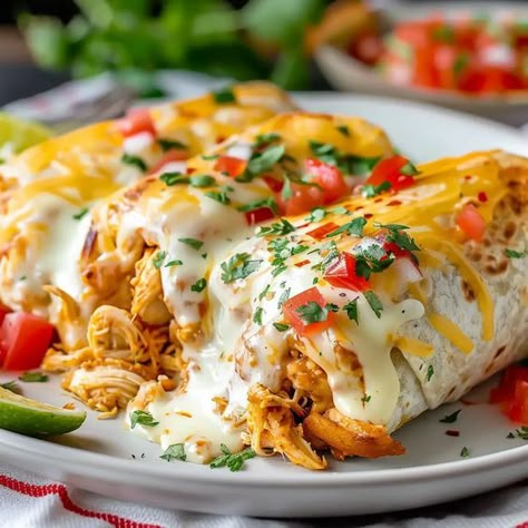 Smothered Chicken Burritos have become a staple in the Mexican Chicken Burritos Recipes, California Burrito Recipe Chicken, Mexican Chicken For Burritos, Make Ahead Chicken Burritos, Authentic Burritos Mexican Style, Friday Recipes Dinners, Smothered Burritos Chicken, Best Chicken Burrito Recipe, Chicken Bean Burrito